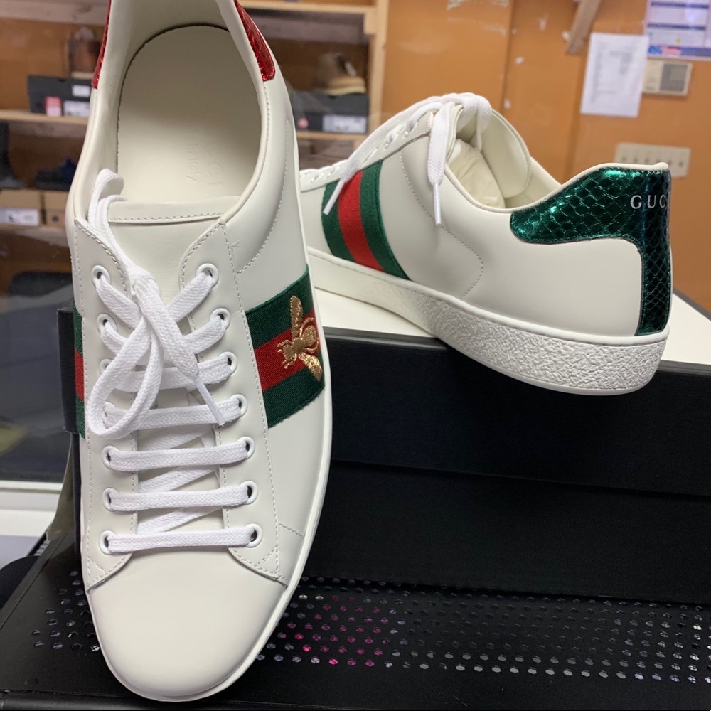 Gucci Ace embroidered sneaker GUCCI SIZE 10+
